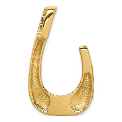 14K Yellow Gold U-Shape for Omega Slide Pendant – view 5