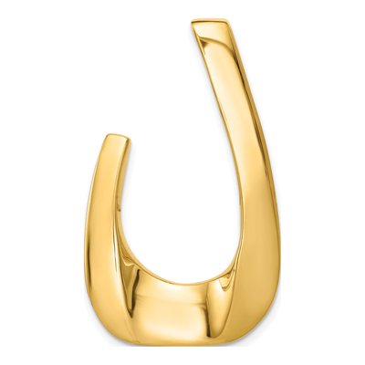 14K Yellow Gold U-Shape for Omega Slide Pendant