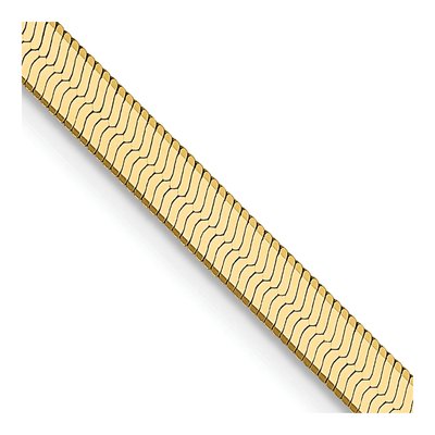 14K Yellow Gold 3mm Herringbone Chain