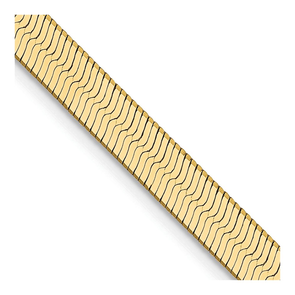 14K Yellow Gold 4mm Herringbone Chain