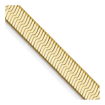 14K Yellow Gold 5mm Herringbone Chain