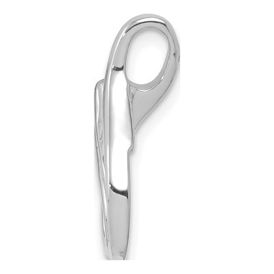 14K White Gold for Omega Slide Pendant – view 3