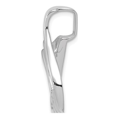 14K White Gold Fits Up To 5mm Omega, 6mm Reversible, Omega Slide – view 3