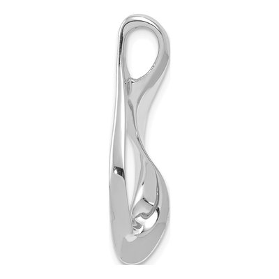 14K White Gold Fits Up to Regular Slide Pendant – view 3
