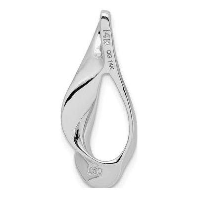 14K White Gold Fits Up to Regular Slide Pendant – view 5