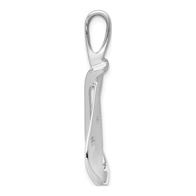 14K White Gold Fits Up to Regular Slide Pendant – view 3