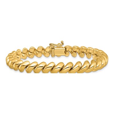 14K Yellow Gold San Marco Bracelet – view 4