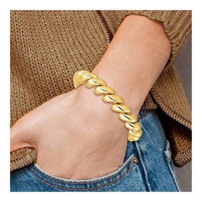 14K Yellow Gold San Marco Bracelet – view 6