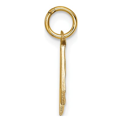 14K Yellow Gold Small Number 4 Charm – view 3