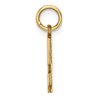 14K Yellow Gold Small Number 5 Charm – view 3