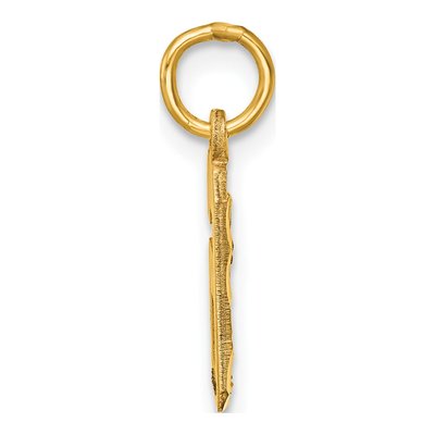 14K Yellow Gold Number 6 Charm – view 3