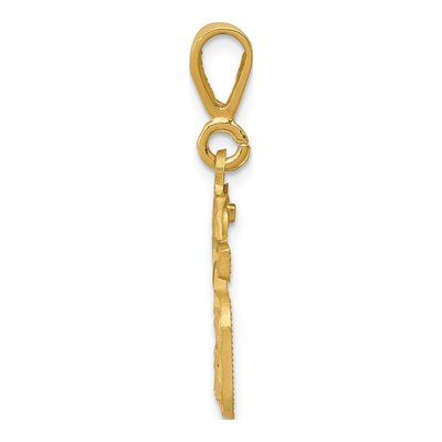 14K Yellow Gold Number 15 Pendant – view 3