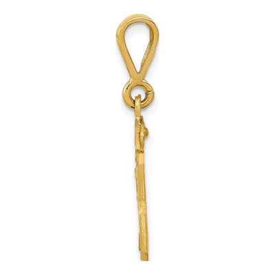 14K Yellow Gold Number 23 Charm – view 3