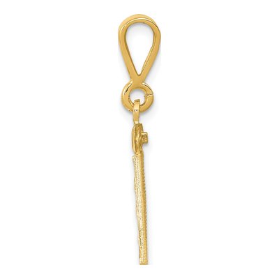 14K Yellow Gold Number 81 Charm – view 3