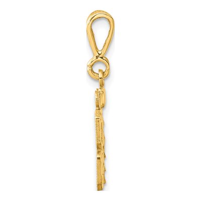 14K Yellow Gold Number 84 Charm – view 3