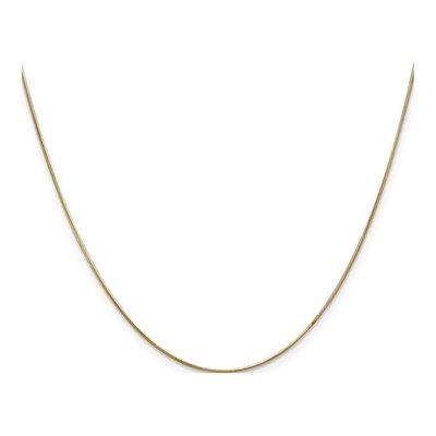 14K Yellow Gold 0.65mm Round Snake Chain – view 4