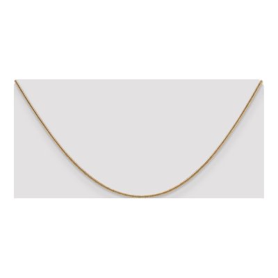 14K Yellow Gold 1.4mm Round Snake Chain – view 5