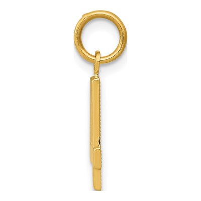 14K Yellow Gold Small Number 4 Charm – view 3