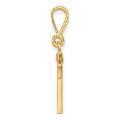 14K Yellow Gold Small Number 16 Pendant – view 3