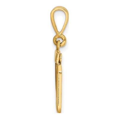 14K Yellow Gold Number 20 Charm – view 3