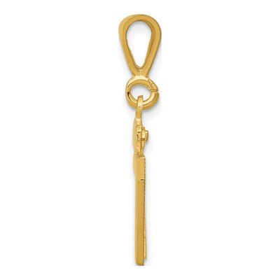 14K Yellow Gold Number 47 Charm – view 2