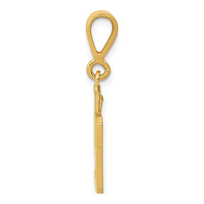 14K Yellow Gold Number 49 Charm – view 3