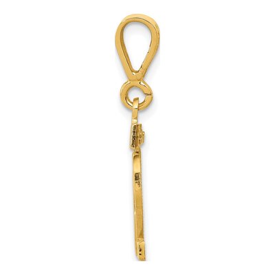 14K Yellow Gold Number 82 Charm – view 2