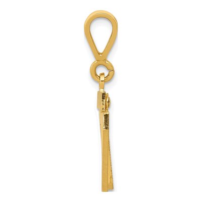 14K Yellow Gold Number 97 Charm – view 3
