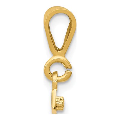 14K Yellow Gold Small Top Charm – view 3