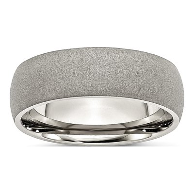 Stainless Steel 7mm Wedding Band
