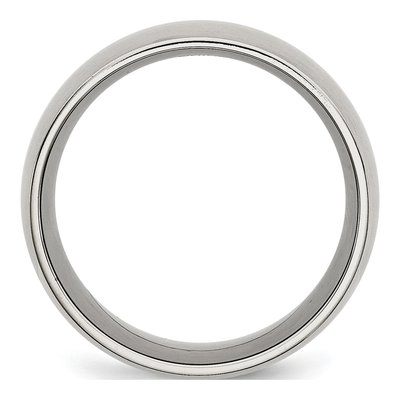 Stainless Steel 12mm Comfort-Fit Wedding Band – view 2