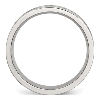 Stainless Steel 6mm Celtic Laser-Etched Wedding Band – view 4