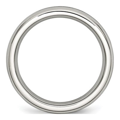 Stainless Steel CZ December Teal Ring – view 4