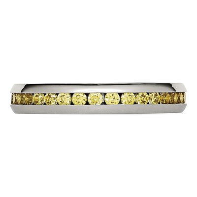 Stainless Steel CZ November Birthstone Ring – view 5