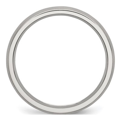 Stainless Steel 4mm Comfort-Fit Wedding Band – view 5
