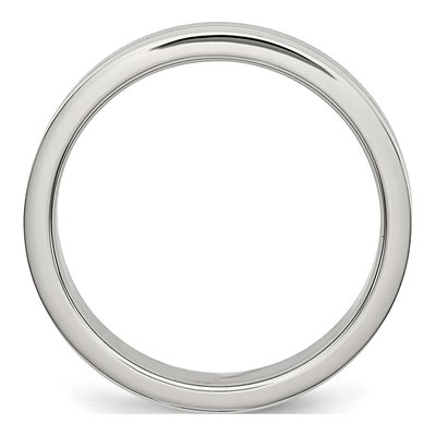 Stainless Steel 4mm Wedding Band – view 3