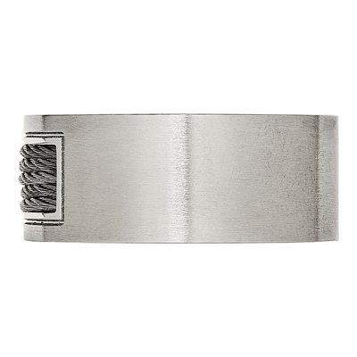 Stainless Steel 10mm Wedding Band – view 4