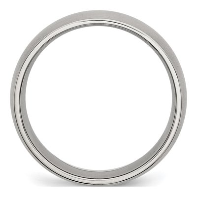 Stainless Steel 7mm Comfort-Fit Wedding Band – view 5