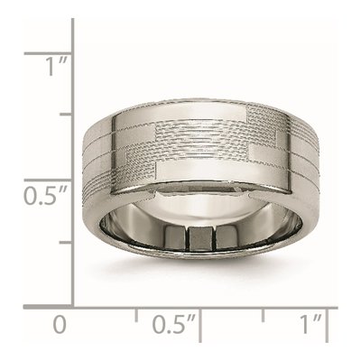 Stainless Steel 9mm Textured Band – view 8