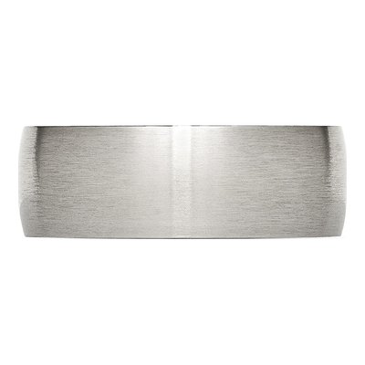 Stainless Steel 8mm Wedding Band – view 6