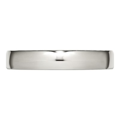 Stainless Steel 4mm Half Round Comfort-Fit Wedding Band – view 5