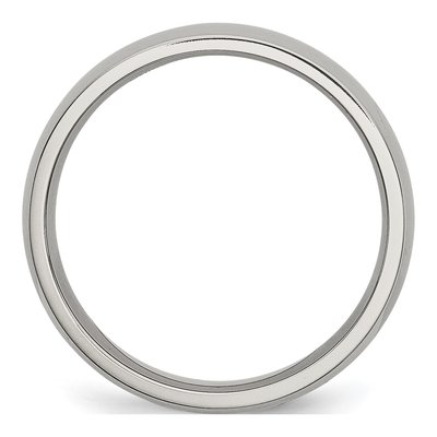 Stainless Steel 5mm Comfort-Fit Wedding Band – view 4