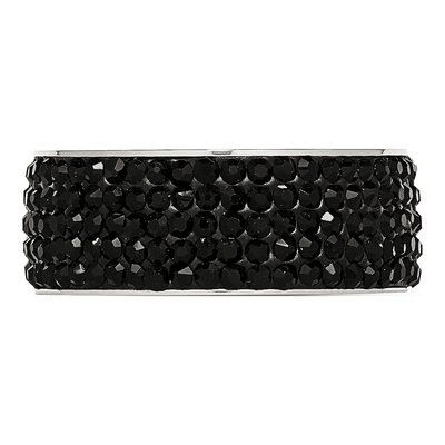 Stainless Steel Crystal Eternity Band – view 4