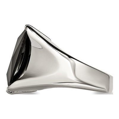 Stainless Steel CZ Ring – view 4