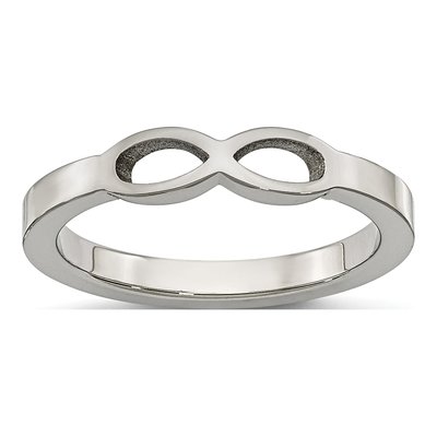 Stainless Steel Infinity Symbol Ring
