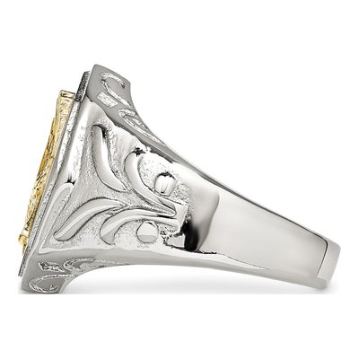 Men's Stainless Steel Eagle Ring – view 4