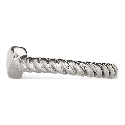 Stainless Steel Twisted Heart Ring – view 5