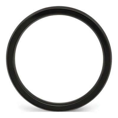 Black Stainless Steel 4mm Black Wedding Band – view 3