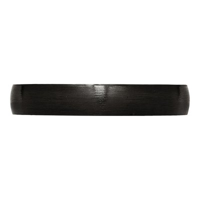 Black Stainless Steel 4mm Black Wedding Band – view 4