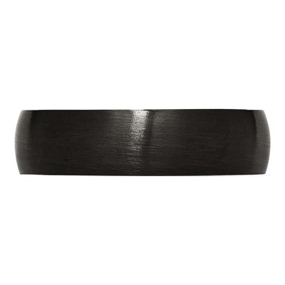 Black Stainless Steel 6mm Black Wedding Band – view 4